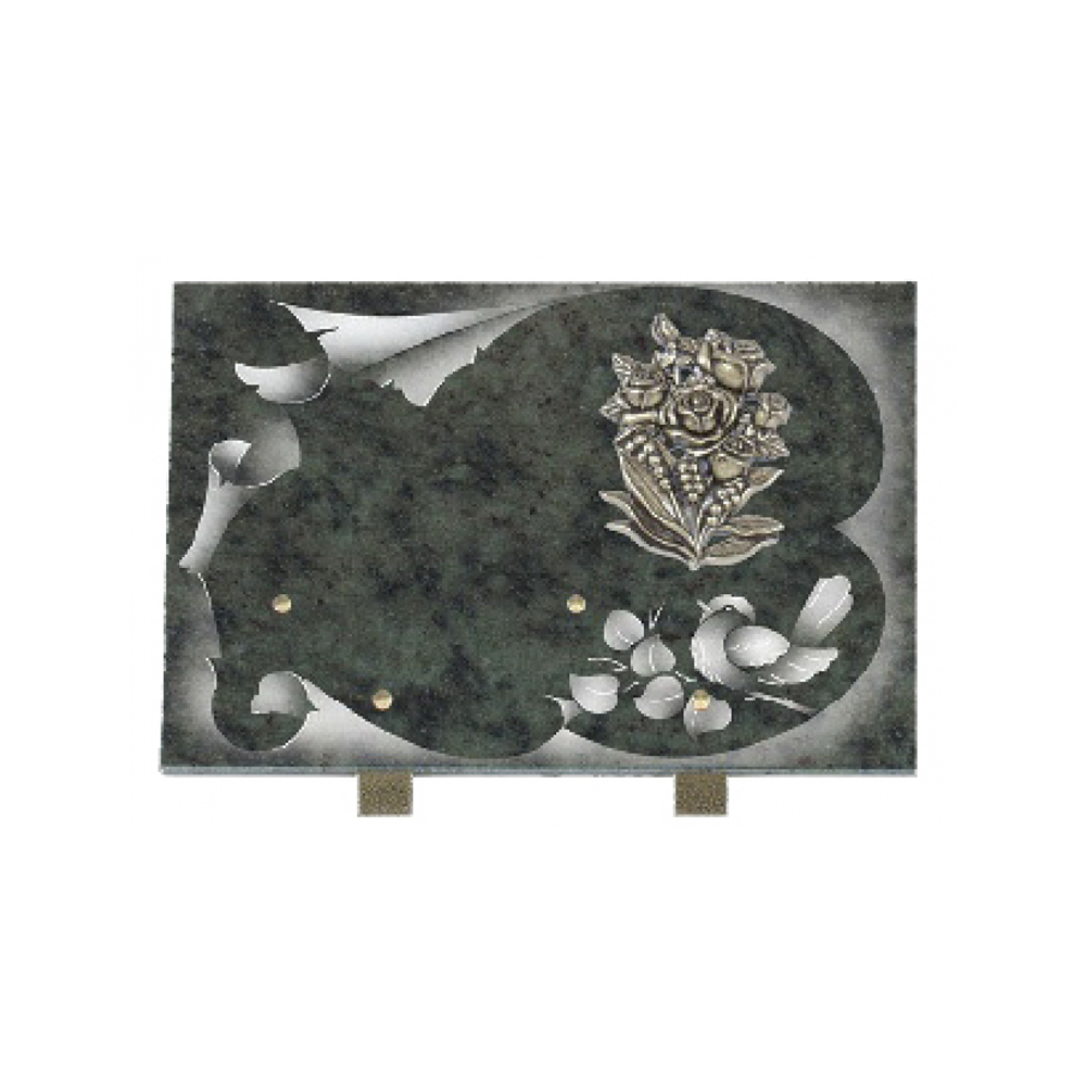 Plaque funéraire Vélin – Plaques Funéraires Créations® – vue complémentaire