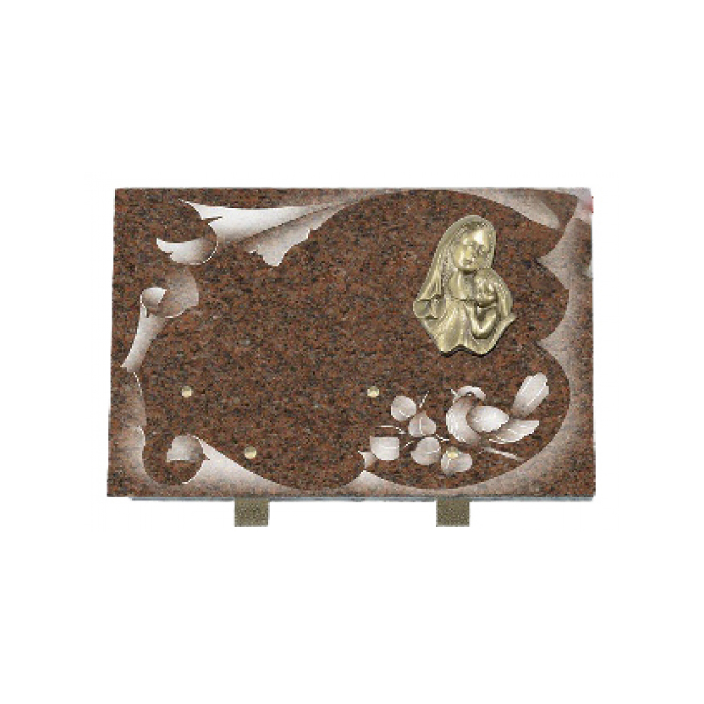 Plaque funéraire Vélin – Plaques Funéraires Créations® – vue complémentaire