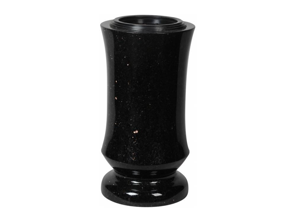 Vase Tourné en Granit - 28cm – Plaques Funéraires Créations®